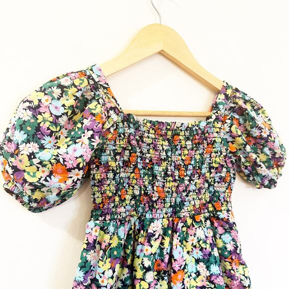 Gap Smocked Top Floral Dress sz S Girls Summer Dress - Picture 2 of 6